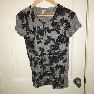 JCrew Floral TShirt